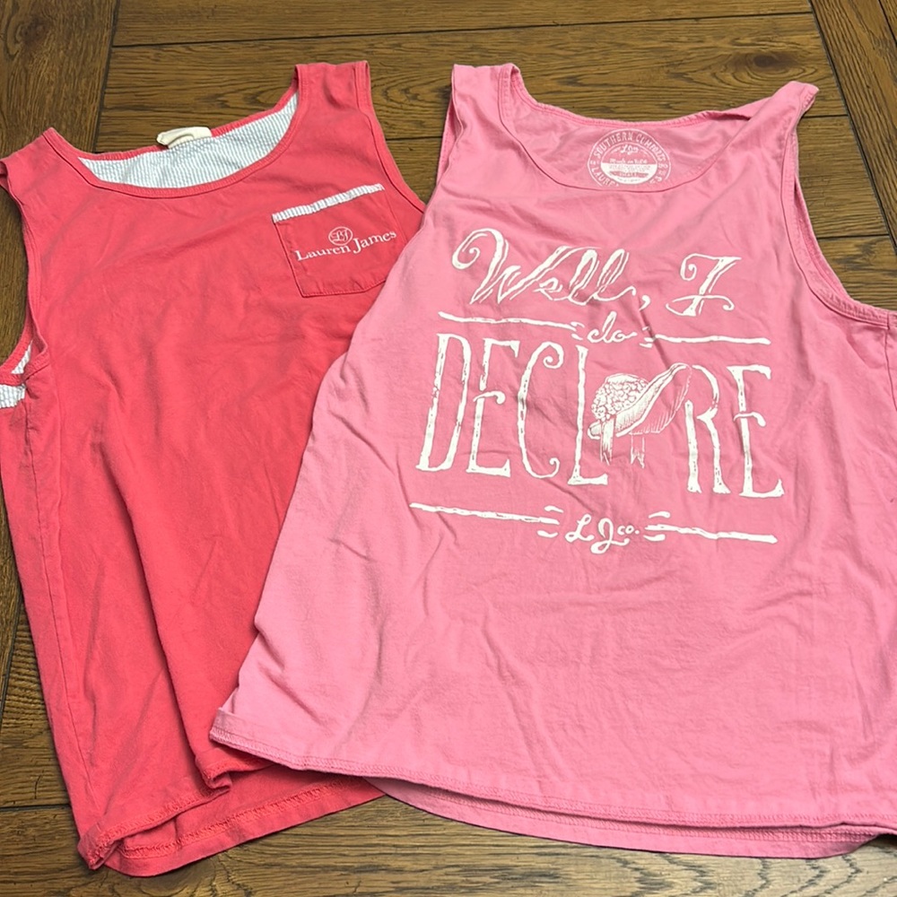 Bundle of two Lauren James Tank Tops, size small